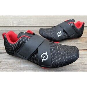 Peloton Altos Unisex Cycling Shoes Men's 9.5 Women's 11 Black/Red